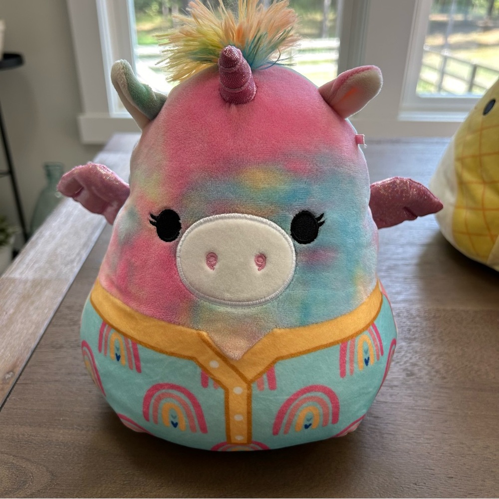 Jaime the rainbow pegasus squishmallow 8”